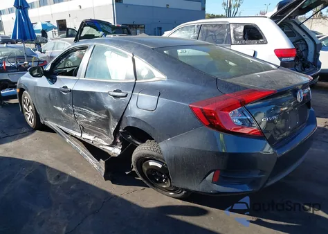 2016 Honda Civic Ex from USA, damaged, VIN 19XFC2F74GE222074